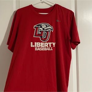Mens liberty baseball shirt